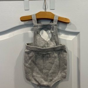 Janie and Jack Romper Overalls Valentines